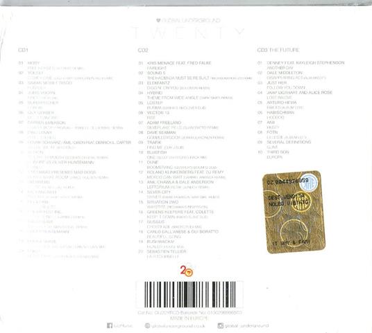 Global Underground. Twenty - CD Audio - 2
