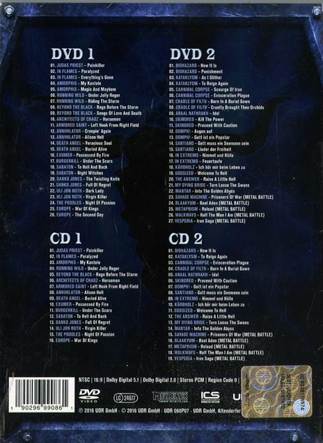 Live at Wacken 2015. 26 Years Louder Than Hell - CD Audio + DVD - 2