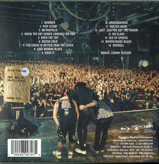 Clean Your Clock - CD Audio + Blu-ray di Motörhead - 2