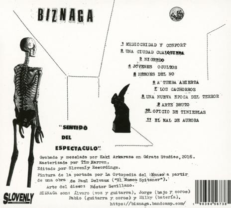 Sentido del espectaculo - CD Audio di Biznaga - 2
