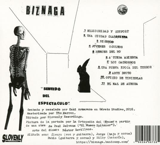 Sentido del espectaculo - CD Audio di Biznaga - 2