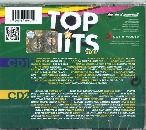 Top Hits 2018 - CD Audio - 2