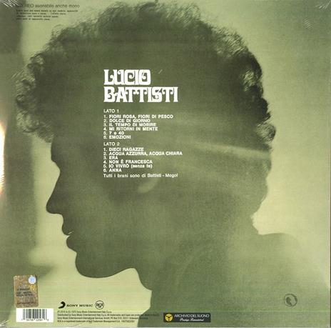 Emozioni - Vinile LP di Lucio Battisti - 2