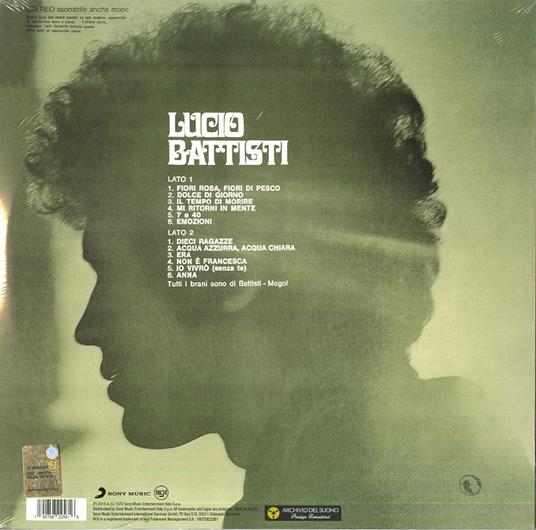Emozioni - Vinile LP di Lucio Battisti - 2