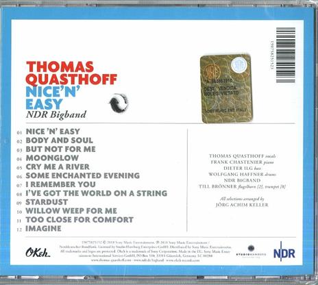 Nice 'n' Easy - CD Audio di Thomas Quasthoff - 2