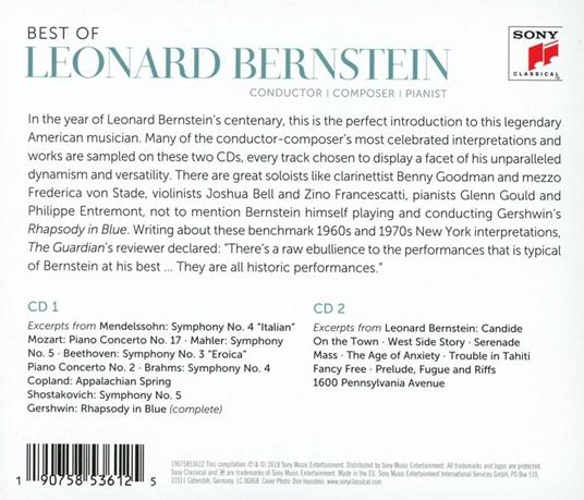 Bernstein Greatest Hits - CD Audio di Leonard Bernstein - 2