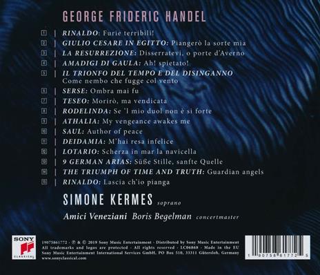 Mio caro Händel - CD Audio di Georg Friedrich Händel,Simone Kermes,Boris Begelman,Amici Veneziani - 2