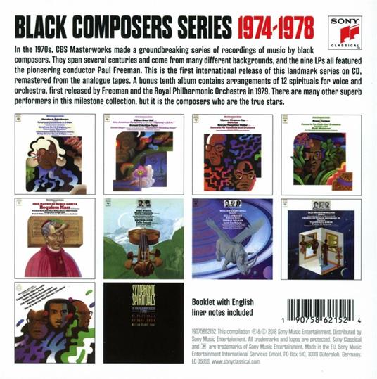 Black Composer Series. The Complete Album Collection - CD Audio di Paul Freeman - 2