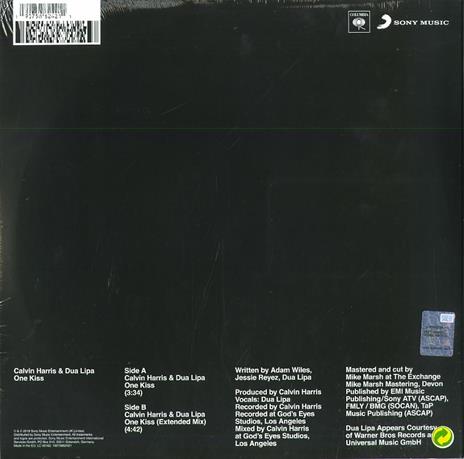 One Kiss (12inch Maxi Single) (Picture Disc) - Vinile LP di Calvin Harris,Dua Lipa - 3