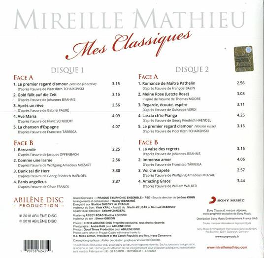 Mes classiques - Vinile LP di Mireille Mathieu - 2