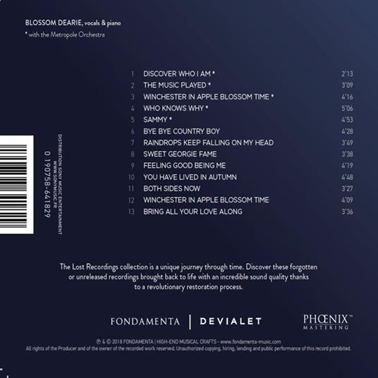 Lost Sessions from the Netherlands (Digipack) - CD Audio di Blossom Dearie - 2