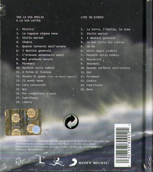 2008-2018 Tra la via Emilia e la via Lattea - CD Audio di Le Luci della Centrale Elettrica,Vasco Brondi - 2