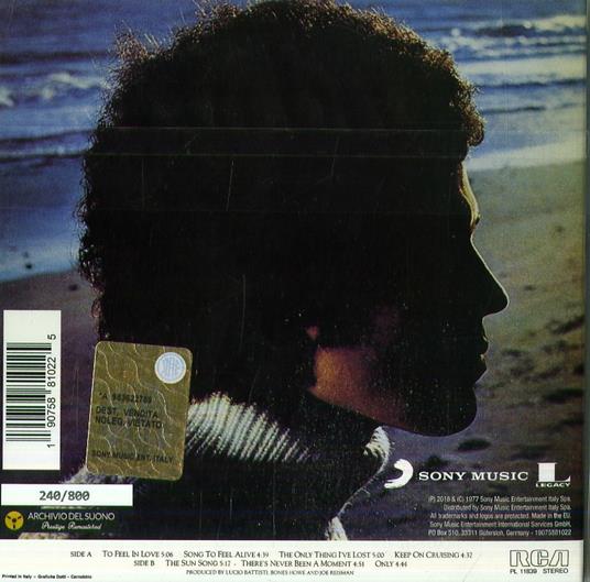 Images (CD Vinyl Replica Limited Edition) - CD Audio di Lucio Battisti - 2