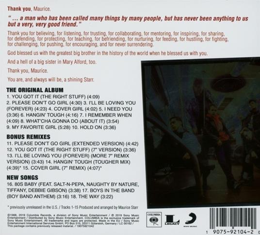 Hangin' Tough (Anniversary Edition) - CD Audio di New Kids on the Block - 2