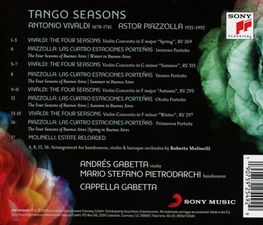 Tango Seasons - CD Audio di Cappella Gabetta - 2