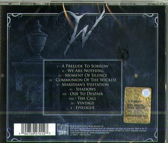 A Prelude to Sorrow - CD Audio di Witherfall - 2