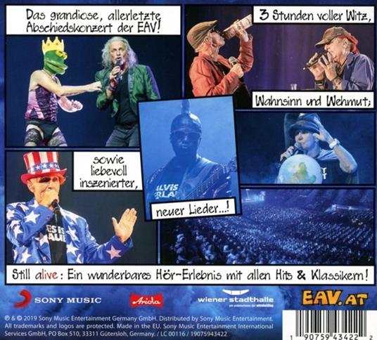 1000 Jahre EAV Live. Der Abschied - CD Audio di Erste Allgemeine Verunsicherung