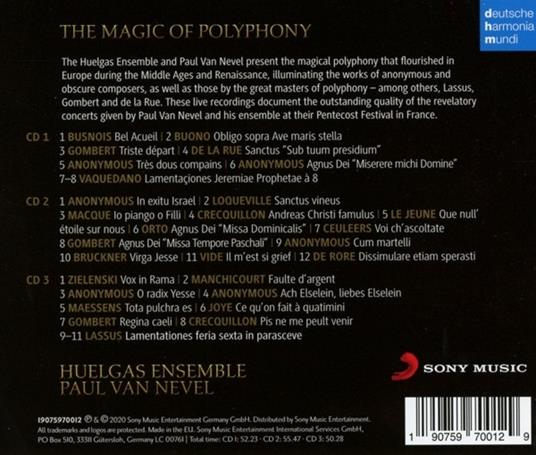 Magic Of Polyphony - CD Audio di Huelgas Ensemble,Paul van Nevel - 2