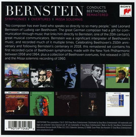 Beethoven Symphonies - Ouvertures - Missa - CD Audio di Ludwig van Beethoven,Leonard Bernstein - 2