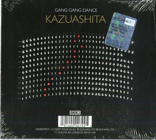 Kazuashita - CD Audio di Gang Gang Dance - 2