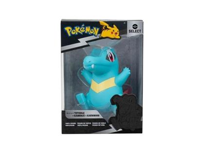 Pokémon Vinile Figura Totodile 8 Cm Jazwares