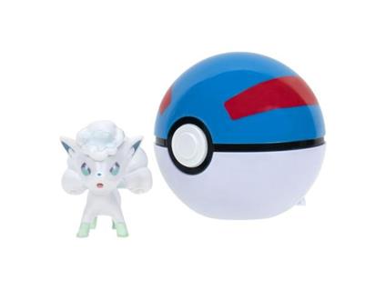 Pokémon Clip'n'Go Poké Balls Alolan Vulpix & Poké Ball Jazwares