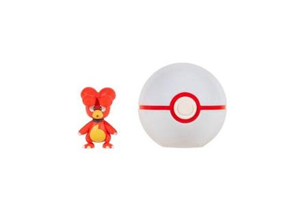 Pokémon Clip'n'Go Poké Balls Magby & Poké Ball Jazwares