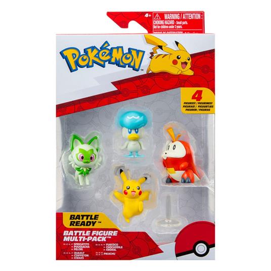 Jazwares - Pokémon Gen IX - Battle Figure Set Figure 4-Pack