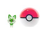 Pokémon Clip'n'go Poké Balls Sprigatito Con Poké Ball Jazwares