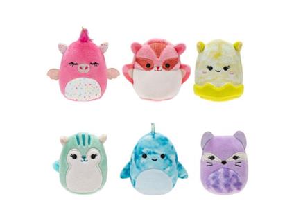 Squishville Mini Squishmallows Peluche Figura 6-pack Cute & Colorful Squad 5 Cm Jazwares