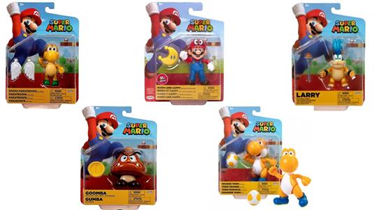 Jakks Pacific World of Nintendo Super Mario Personaggi 10 cm a Scelta