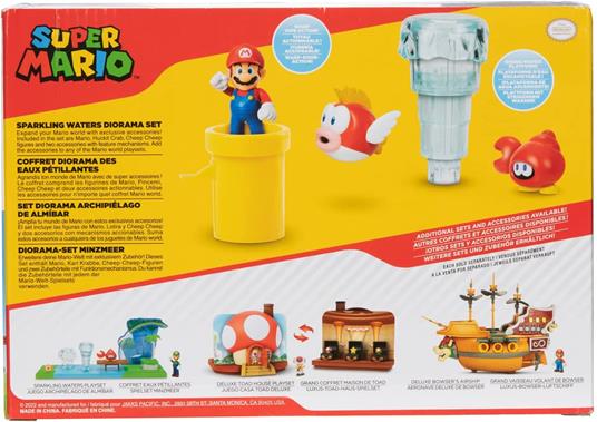 Super Mario Bros Sparkling Waters diorama set 6cm Jakks Pacific - 4