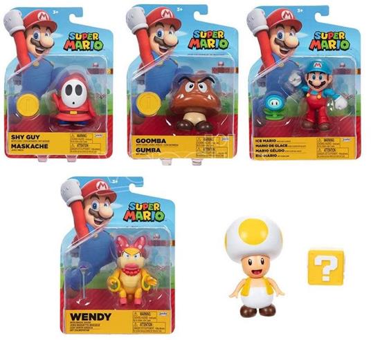 Super Mario Bros Wave 30 Assortiti Pack 6 Figures 10cm Jakks Pacific