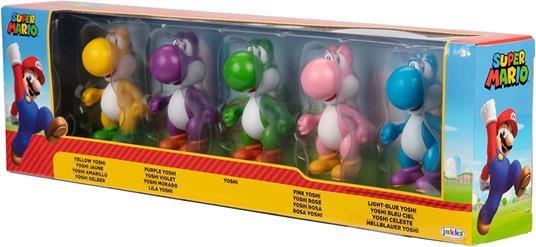 Super Mario Bros Yoshi Pack 5 Figura Jakks Pacific - 3