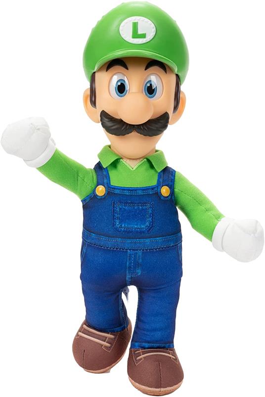 The Super Mario Bros. Movie Peluche Figura Luigi 30 Cm Jakks Pacific - 3