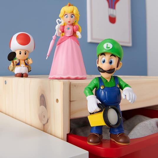 The Super Mario Bros. Movie Action Figura Luigi 13 Cm Jakks Pacific - 4