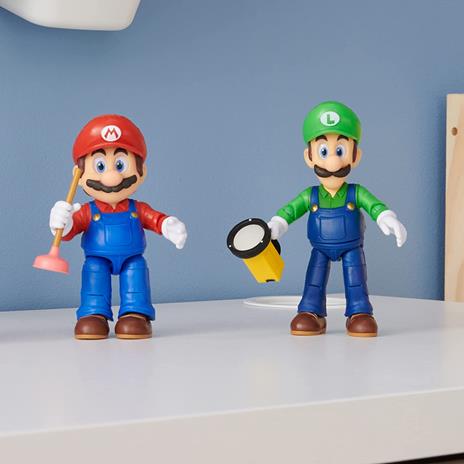 The Super Mario Bros. Movie Action Figura Luigi 13 Cm Jakks Pacific - 5
