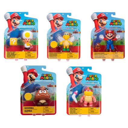 Jakks Pacific - Nintendo - Super Mario assortimento Action Figuresi 10 cm