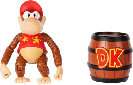 Jakks Pacific - Nintendo - Donkey Kong - Action Figure di Diddy Kong 10 cm - 2