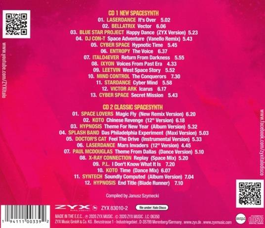Zyx Italo Disco Spacesynth Col.6 - CD Audio - 2
