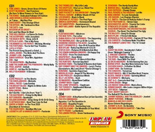 Top 40 Hitdossier - 60s - CD Audio - 2