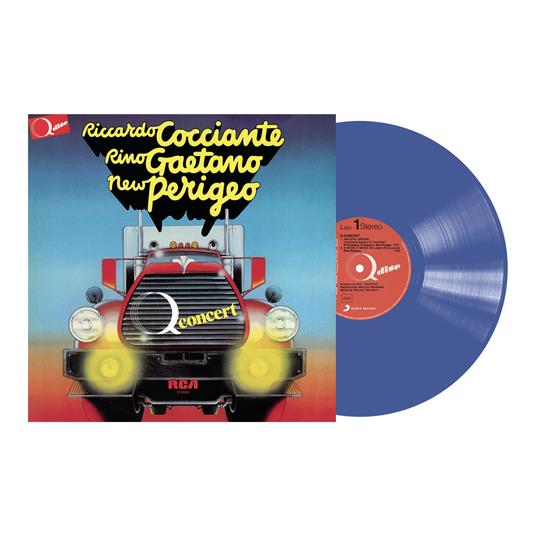 Q Concert (Blu Coloured Vinyl) - Vinile LP di Riccardo Cocciante,Rino Gaetano,New Perigeo