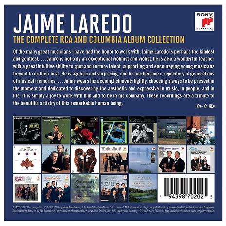 The Complete RCA and Columbia Recordings - CD Audio di Jaime Laredo - 2