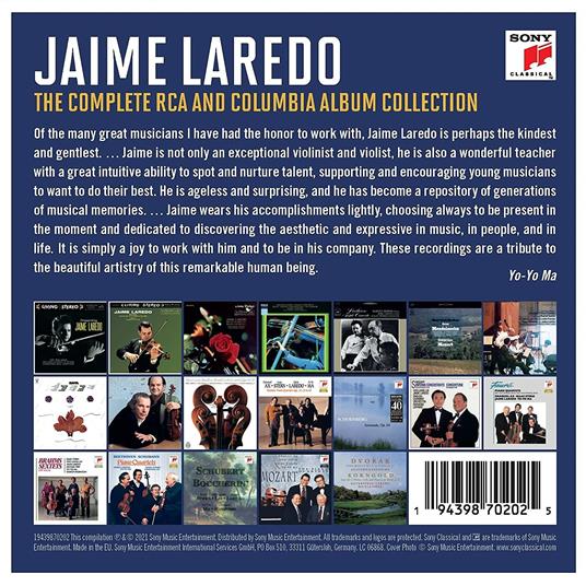 The Complete RCA and Columbia Recordings - CD Audio di Jaime Laredo - 2