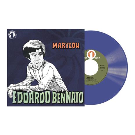Marylou - La fine del mondo (Blue Coloured Vinyl) - Vinile 7'' di Edoardo Bennato - 2
