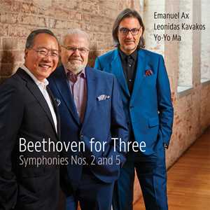 CD Beethoven for Three. Symphonies Nos. 2 & 5 Ludwig van Beethoven Yo-Yo Ma Emanuel Ax
