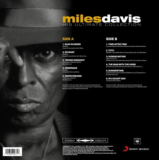 His Ultimate Collection - Vinile LP di Miles Davis - 2