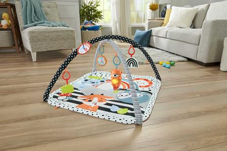 Fisher-Price-Palestrina Luci e Suoni degli Amici Animali 3 in 1, Tappetino Attività - 6