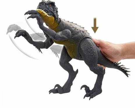Jurassic World- Stinger Dino Squartatore Dinosauro snodato con Ruggito, Giocattolo per Bambini 4+Anni - 6