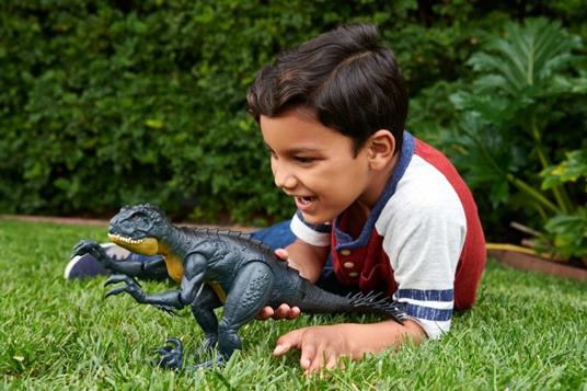 Jurassic World- Stinger Dino Squartatore Dinosauro snodato con Ruggito, Giocattolo per Bambini 4+Anni - 7